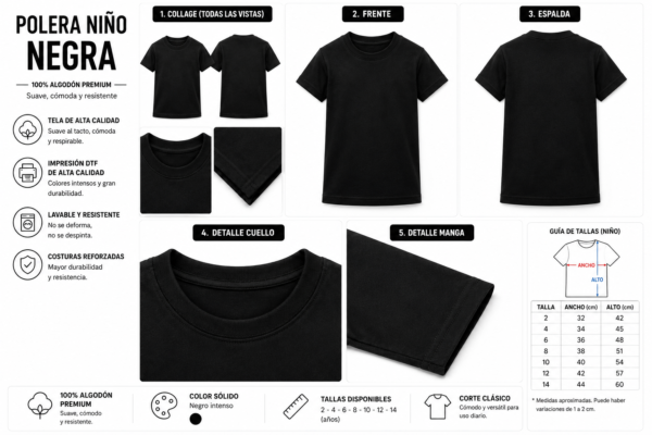 Polera Niño Personalizada